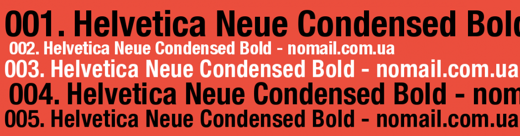 download font Helvetica Neue condensed bold